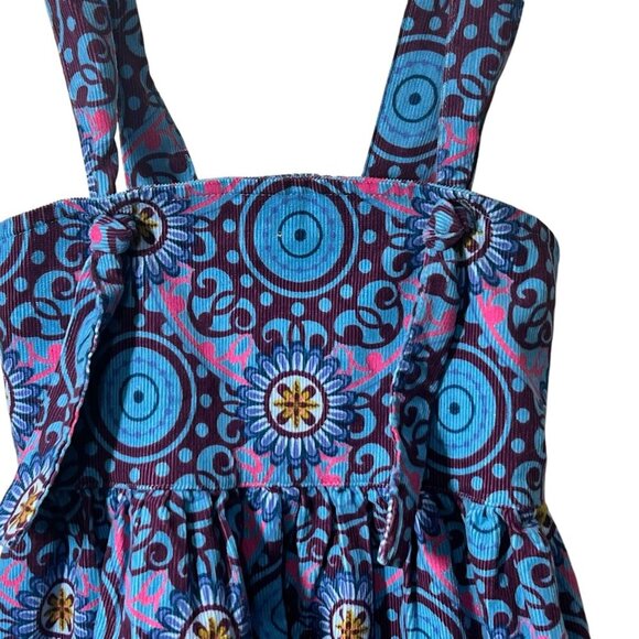 Matilda Jane Girls corduroy dress Adjustable Straps & Smocked Back size 8 - Picture 3 of 7